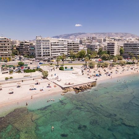 Luxury Seaside Apartment Next To Starbucks Opossite The Beach Park Of Flisvos Athens Exterior photo