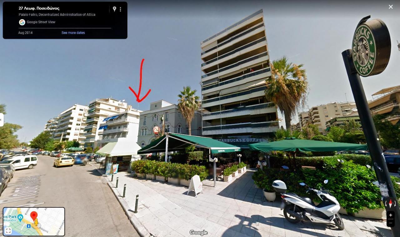 Luxury Seaside Apartment Next To Starbucks Opossite The Beach Park Of Flisvos Athens Exterior photo